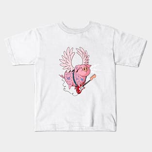 Pigs Rock! Kids T-Shirt